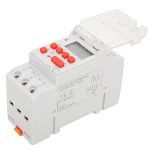 Programmerbar timerafbryder 24V DC 30A LCD-display 2