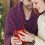 Christmas Hanging Pocket Bag – Soft Fleece, Red Strap, 1 3