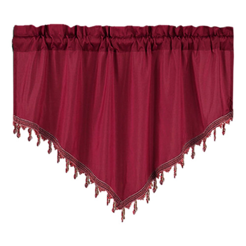 Triangular Polyester Curtains 60x130cm Red 1