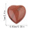 Natural Heart-Shaped Healing Crystals Set – 5 pcs 3