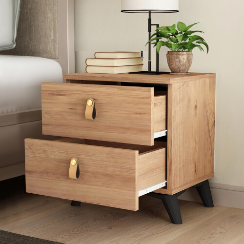 Leather Drawer Knobs Beige 6pcs, Single Hole Cabinet Handles, Durable Leather Pulls for Dresser 2