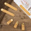 Leather Drawer Knobs Beige 6pcs, Single Hole Cabinet Handles, Durable Leather Pulls for Dresser 4