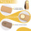 Leather Drawer Knobs Beige 6pcs, Single Hole Cabinet Handles, Durable Leather Pulls for Dresser 5
