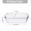 Functionele glazen broodvorm met handgrepen 27x14x7cm, perfect 3