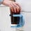 Sturdy Plastic Wall Mount Cup Organizer Drink Holder For-Purple 3