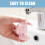 Sturdy Plastic Wall Mount Cup Organizer Drink Holder For-Purple 7
