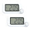 2 Stück leichte Digitaluhr mit-schwarz schwarz 2
