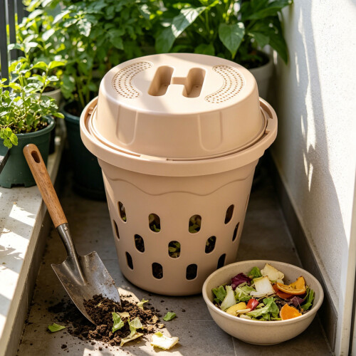 Weatherproof Inground Worm Composter for Gardening Beds Home Use 1