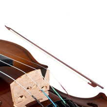 4/4 Violin Accessories Set with Snakewood Bow, Bridge and Strings for Full Size Violin