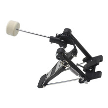 Single Bass Drum Pedal Double Chain Drive with Felt Beater for Electronic Drum Kit