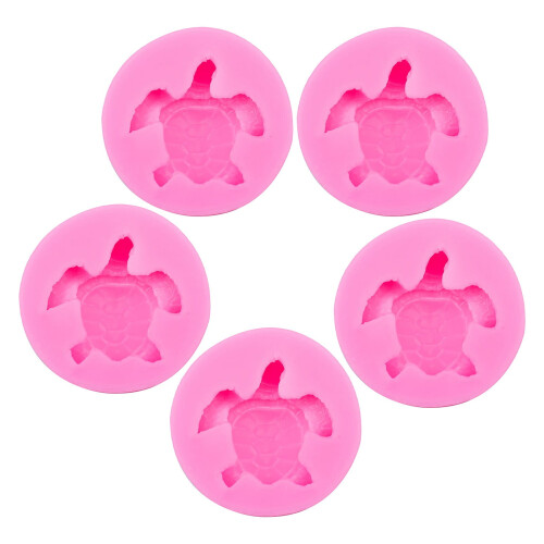 5-Piece Christmas Silicone Baking Tool Set