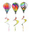 3-teiliges Heißluftballon-Hängedekor-Set, Stoff, sortiert 1