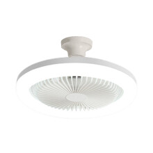 Deckenventilator mit integrierter Beleuchtung, flaches Profil, E27