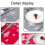 6-Piece Red PVC Placemats & Coasters Set 3