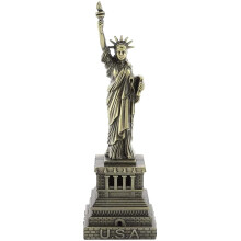 Szabadság-szobor fém figura 15 cm