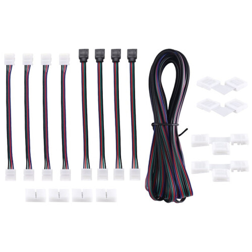 4-Pin RGB LED Strip Extension Cable Kit 5m