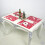 6-Piece Red PVC Placemats & Coasters Set 5