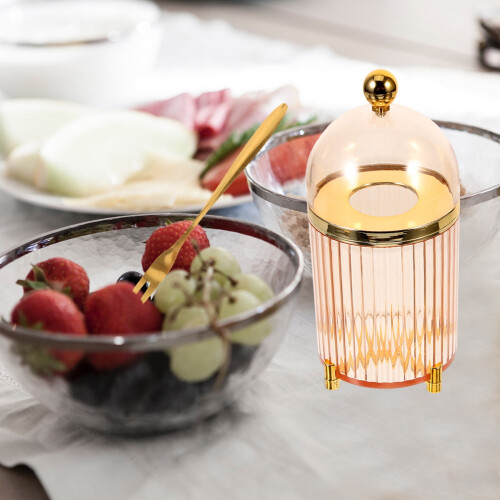 Dessertgafler i rustfritt stål med holder 2