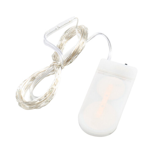 LED Copper Wire Light String, 1m, 10 Lights, Battery Powered 2