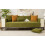 Herringbone chenille sofa cover 1 piece 5