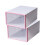 Stackable Plastic Shoe Boxes Clear Front 13x9x5.5 cm 3