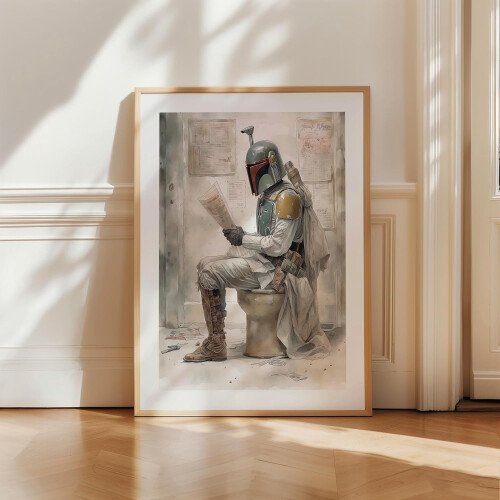 Affiche Star Wars - Dark Vador style vintage 1
