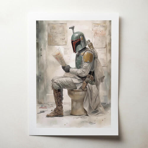 Affiche Star Wars - Dark Vador style vintage 2