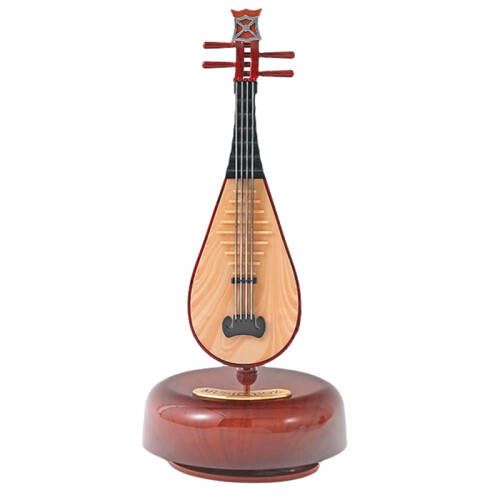 Retro violin spilledåse med urværksmekanisme
