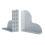2 Pieces Slip Resistant Shower Water Containment Durable-grey 1