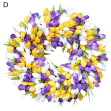 Yoone Elegant Plastic Holiday Wreath Handmade Fine Texture