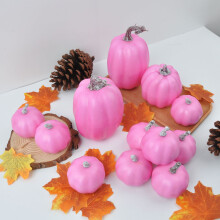HKUKY Artificial Pumpkins Fall Decor 12 Pcs