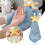 Hanging hand towels with loop absorbent blue 2