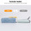 Hanging hand towels with loop absorbent blue 5