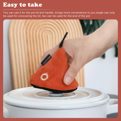 2-Piece Pot Handle Gloves, Heat-Resistant Polyester 1