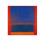 Mark Rothko Blå Orange Rød Lærredstryk 30x30cm 1