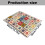 Raidley Retro Dish Drying Mat 11.8 x 15.7 Inch 3