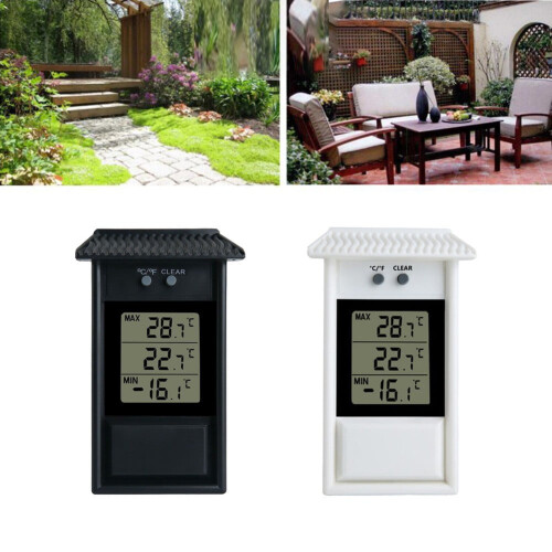Digitale maximum-minimumthermometer voor binnen- en buitengebruik 2