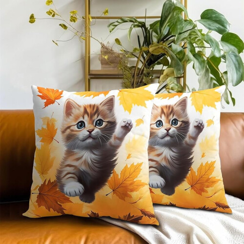 Conjunto de 2 capas de almofada em formato de controle de videogame, 45x45 cm (18x18 polegadas) 2