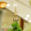 Vintage Christmas Tree Topper Hat - Gold Silver Red 2
