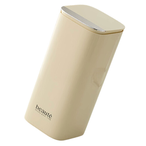 Space Saving Automatic Opening Brush Organizers-Creamy yellow