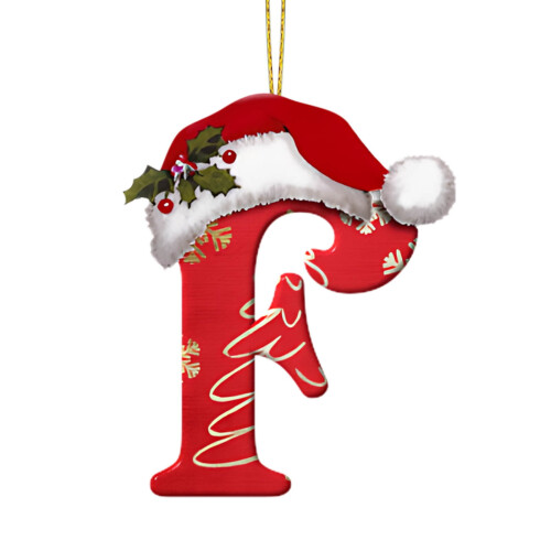 Hengsof unfinished wooden Christmas letters A-Z set 26 pcs 1