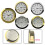 Mini quartz clock insert round 36mm and 55mm 3