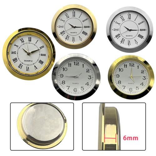 Mini quartz clock insert round 36mm and 55mm 2