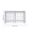 White woven screen curtains for home decor, rod pocket 2