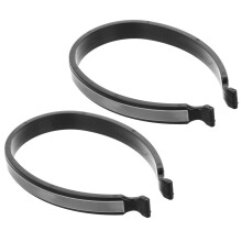 Reflective Cycling Trouser Clips Adjustable Elastic Leg Straps Visibility Bands for Night Riding