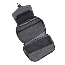Hängende Toilettenartikel-Tasche für Reisen 23x7x15 cm Grau