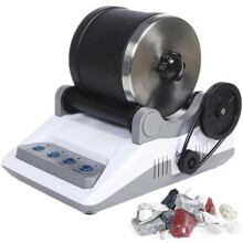 Rock Tumbler Kit with Precise Timer, Detachable Gemstone Polisher for Kids and Hobbyists