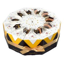 Set Of 10 Unique Graduation Cake Boxes Unique Graduation-1