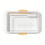 Butter Dish with Lid for Countertop Plastic Cheese-White 1