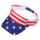 Comfortable Adjustable American Flag Themed Sun Visors Cap Party 1